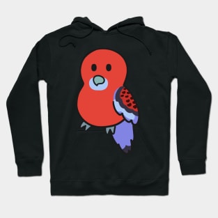 Cute Crimson Rosella Hoodie